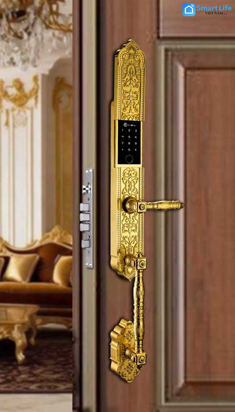 Khóa cửa vân tay Phú Thọ - Lắp cho cửa gỗ