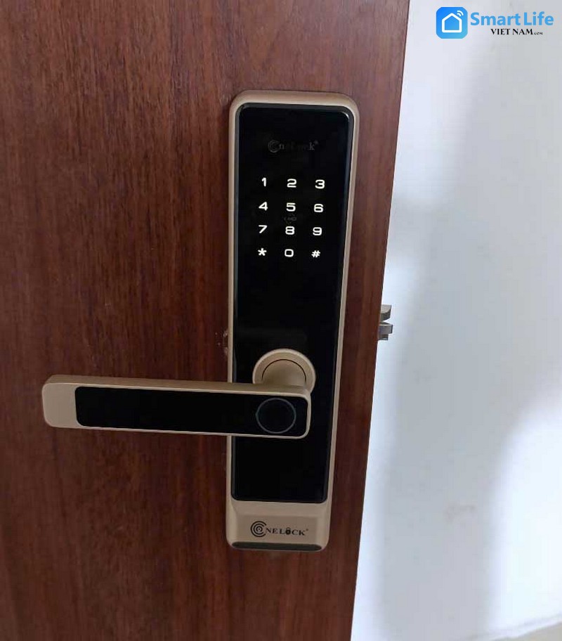 Khoa van tay Dong Nai-Lap cho cua nhua gia go, nhua Composite